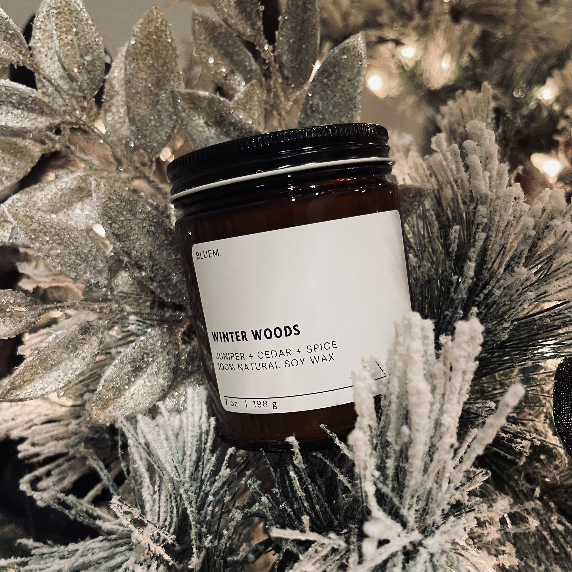 Winter Woods Candle - Bluem. Coffee